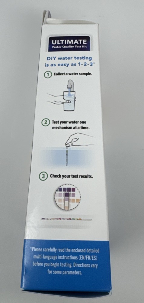 Safe Home Ultimate Water Quality Test Kit 20 Different Parameters 308 Total Test