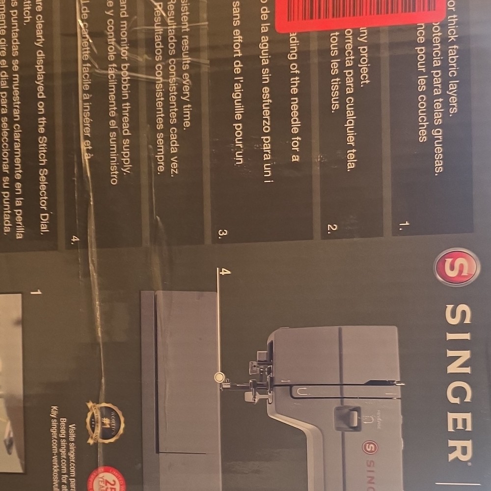 SINGER 4411 Heavy Duty Mechanical Sewing Machine Free Arm Easy Threading