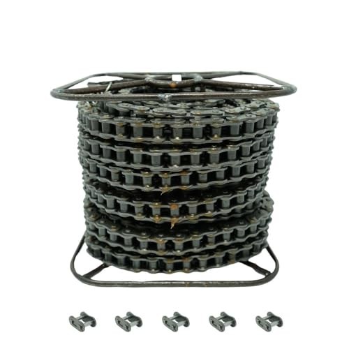 #80 Roller Chain 50 Feet plus 5 Connecting Master Links