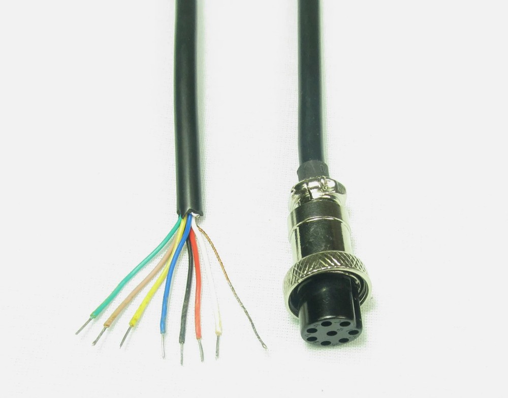 MFJ-5082, CABLE, 8-PIN ROUND MIC, OPEN END