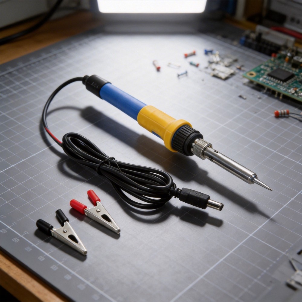 With Car Clip Electrical Soldering Iron 40W Ceramic Heating Core Compact