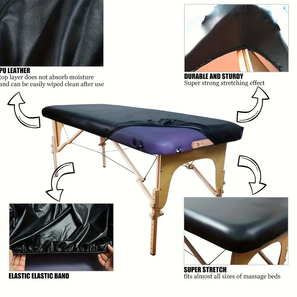Massage Table Sheets PU Leather Fitted Mat Massage Table Cover Sheet