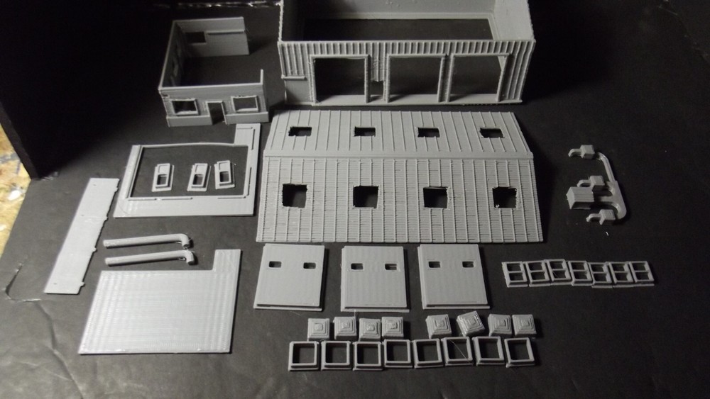 N Scale Yard Operations Building Kit 3D Printed TB22