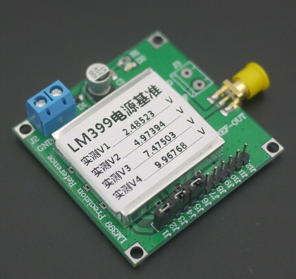 LM399 Voltage Reference Source 10V/7.5V/5V/2.5V Output for Voltmeter Calibration