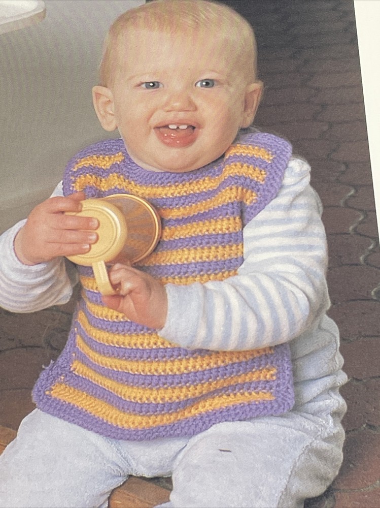 Baby's Bib Crochet Pattern Marshall Cavendish