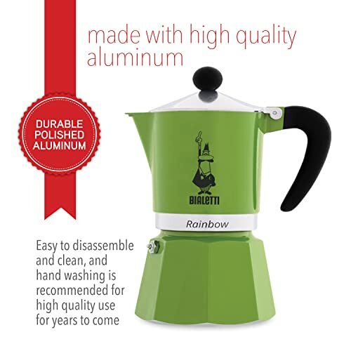 4972 Rainbow Espresso Maker Green