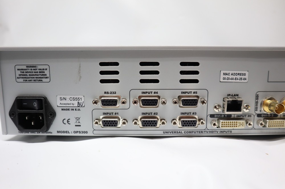 Analog Way OPS 300 Seamless Video Switcher