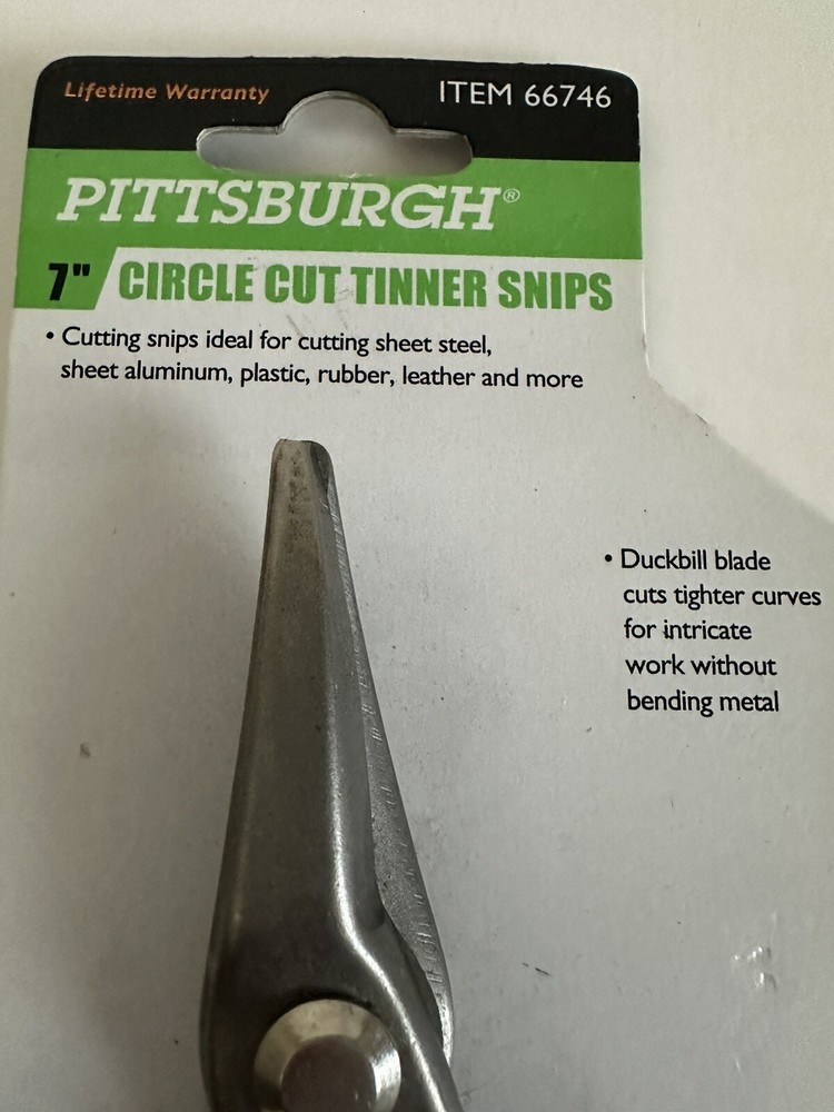 PITTSBURG Circle Cutting Tinner Snips