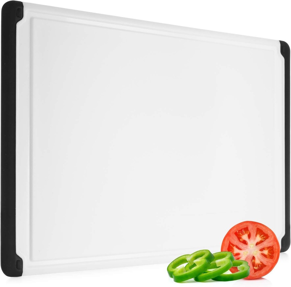 Extra Lar Plastic Cutting Board for Kitchen - 18 Inch Dishwasher Safe