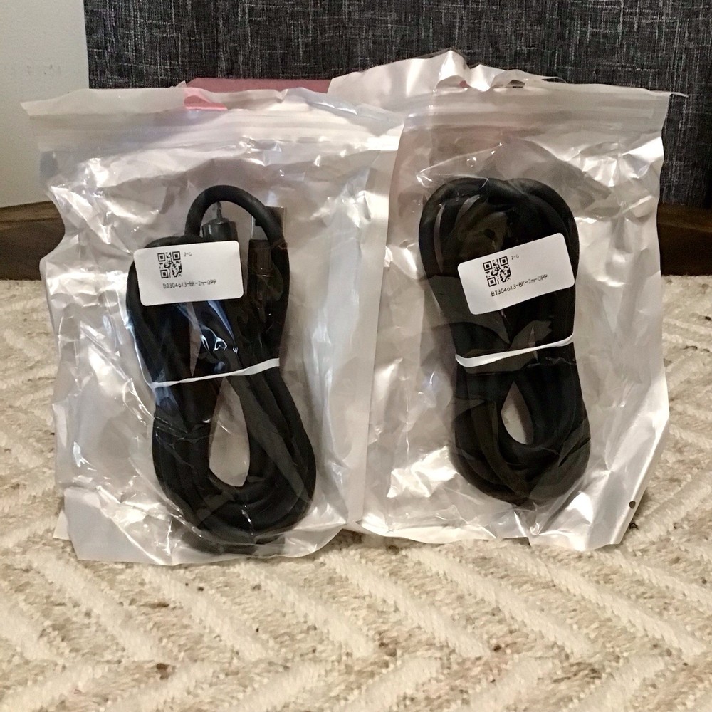 NEW Set Of 2 DisplayPort Computer Cable’s