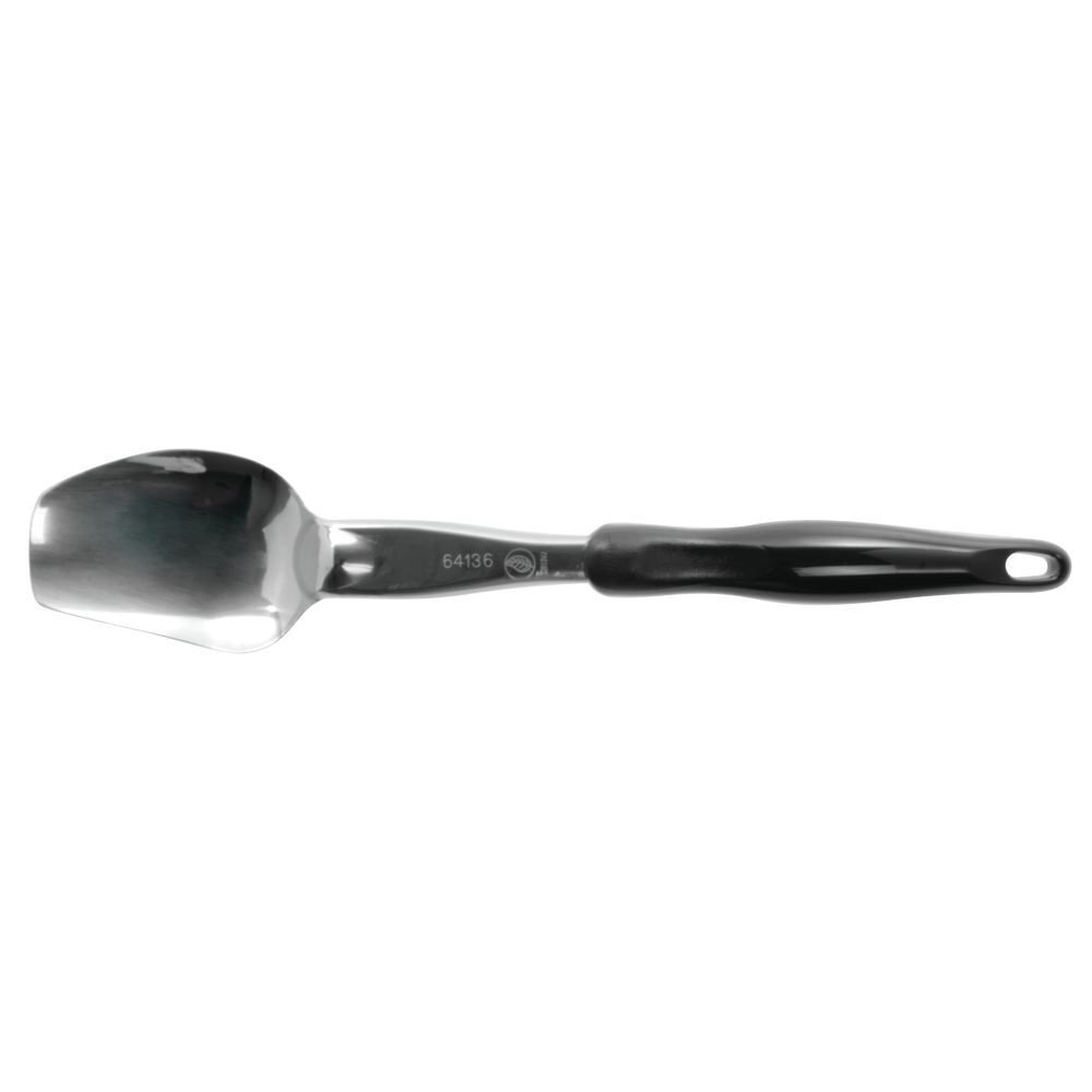 Vollrath 64136 Black Handled 3-Sided Solid 13.3" Basting Spoon