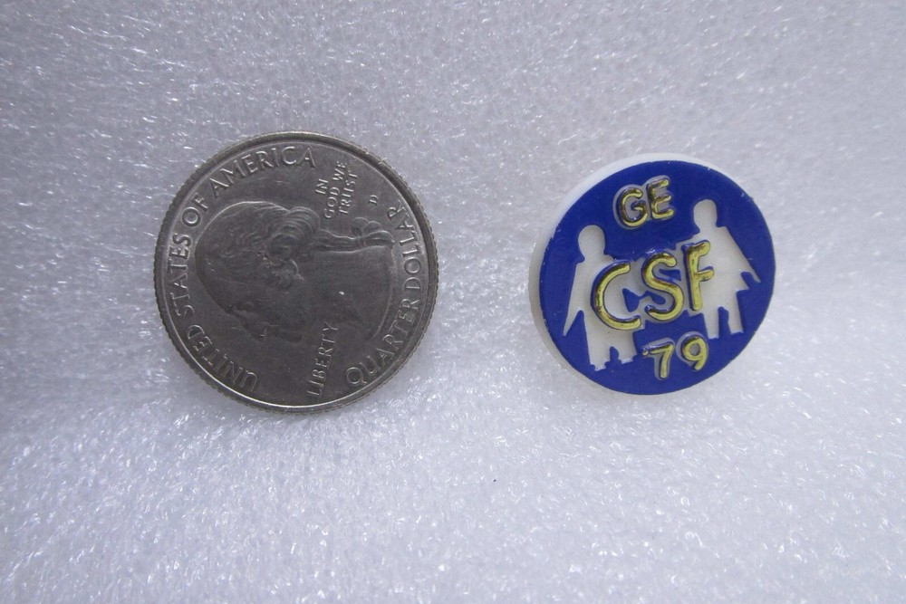 GE CSF '79 Plastic Pin