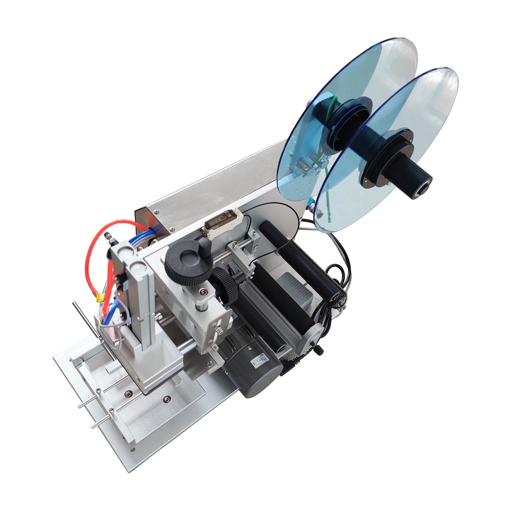 Semi-auto Flat Surface Labeller Square Bottle Labelling Machine Tags Stick Mark