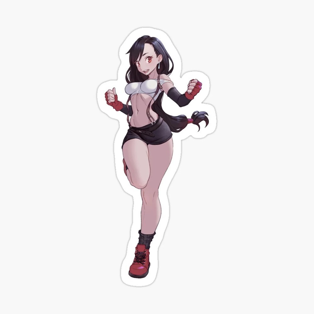 Tifa is bound #005 Waifu Glossy Sticker