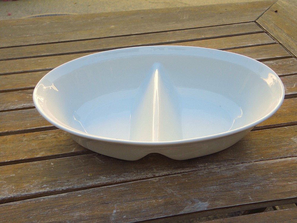 Cordon Bleu Divided Oval Server Bowl 10" BIA