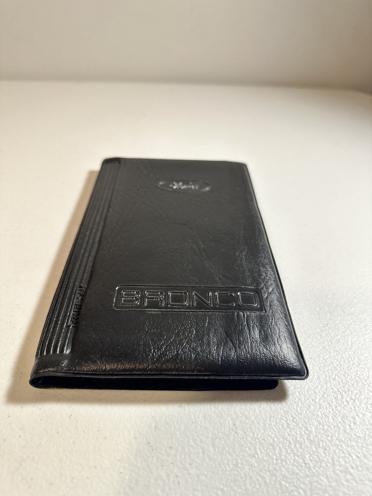 Ford Bronco Owner's Manual Case