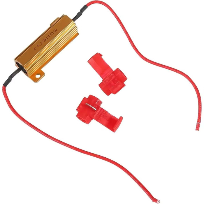 4pcs Load Resistor 50W 6RJ 6ohm LED Decoder FIX Hyper Flash Turn Signal Blinker