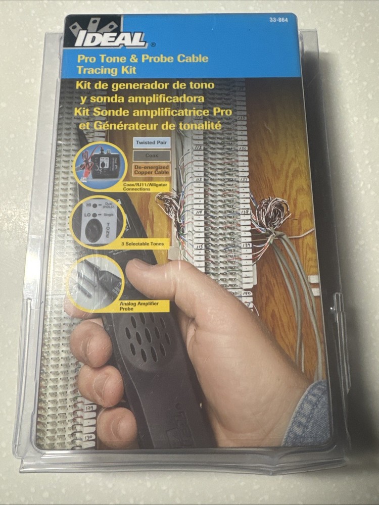 IDEAL 33-864 TONE GENERATOR & AMPLIFIER PROBE KIT