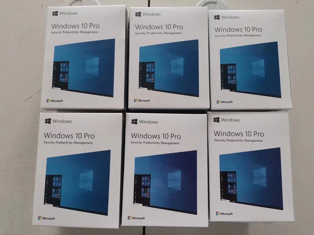 Microsoft Windows 10 Pro USB 64-Bit Genuine Microsoft Lifetime License Sealed