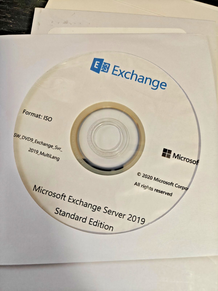 Microsoft Exchange Server 2019 Standard Edition (On-Premises) - DVD x64
