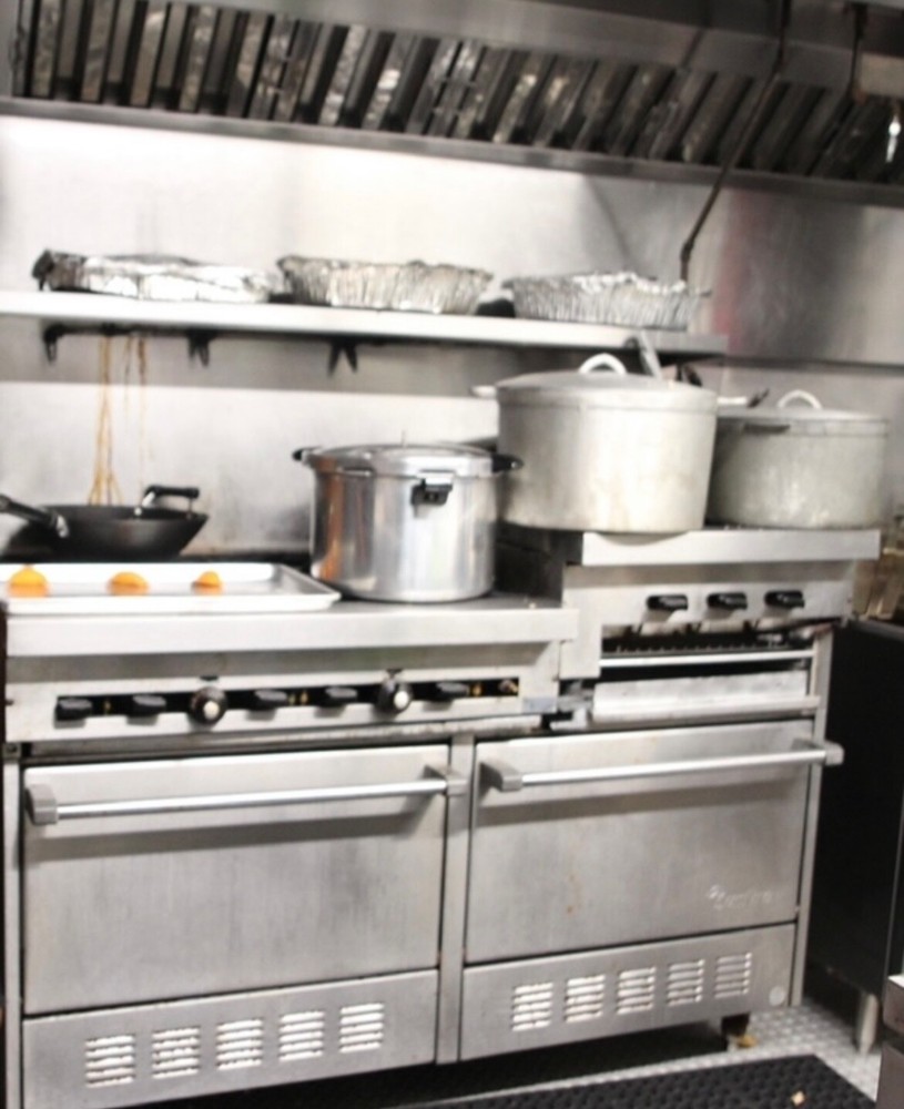 commercial stove used
