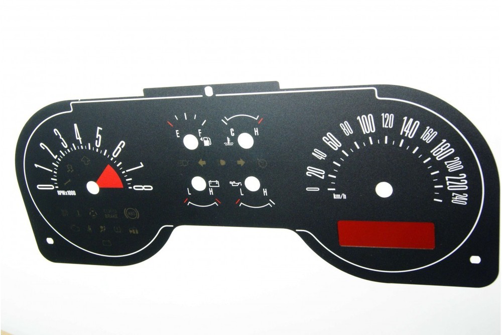 Ford MUSTANG 2005-2012 Replacement Glow Gauge Conversion Dials Speedometer Dial