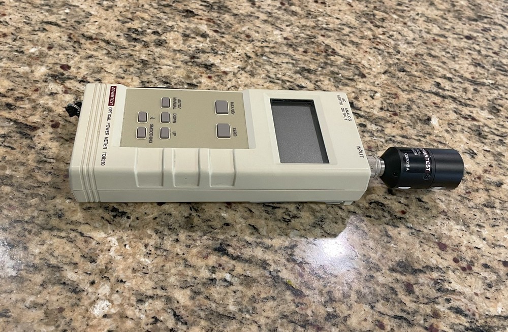 Advantest TQ8210 Optical Power Meter including Optical Sensor