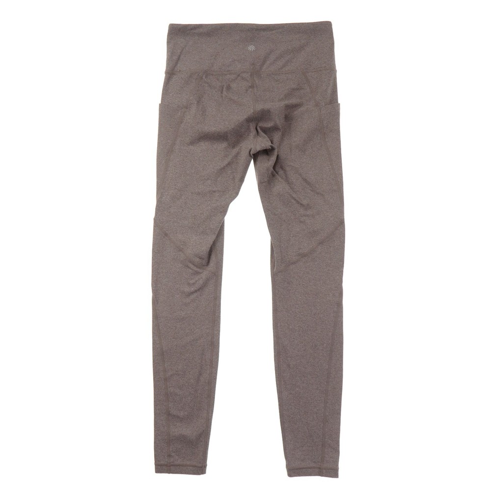 Athleta Heather Gray Cropped Leggings Womens Small S Pull On