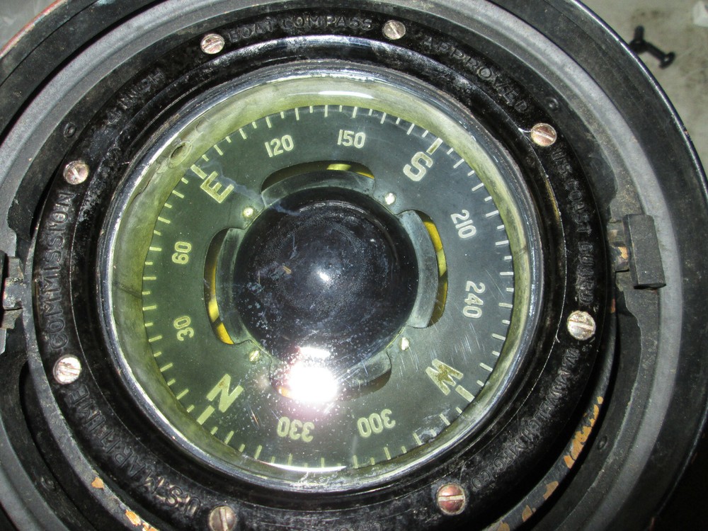 Antique W. M. Welch Model 2 Boat Compass