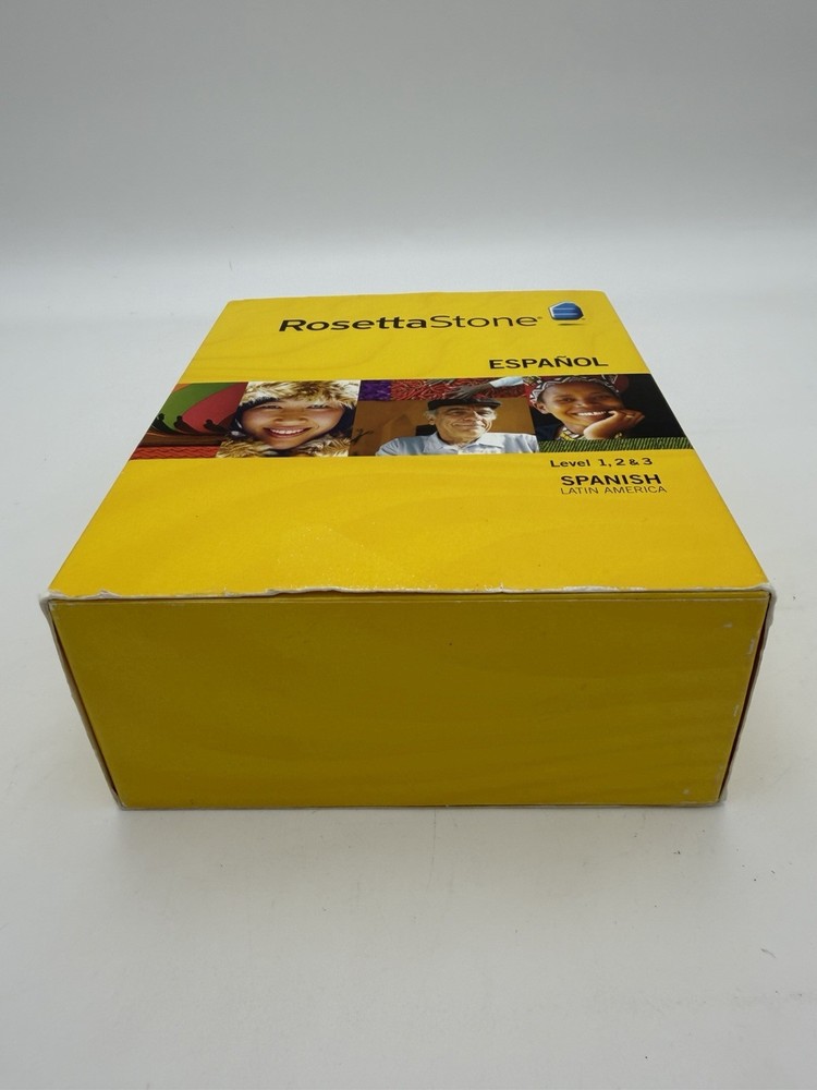 ROSETTA STONE ESPANOL Level 1, 2 & 3 Spanish Interactive Software CD's Version 3