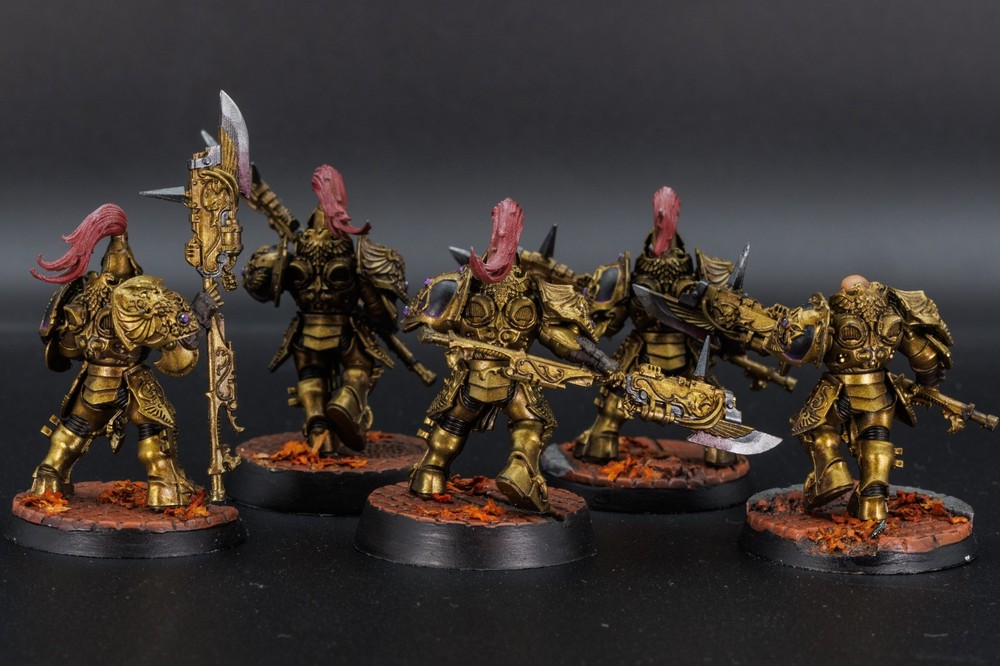 Horus Heresy Custodes Army Well Painted