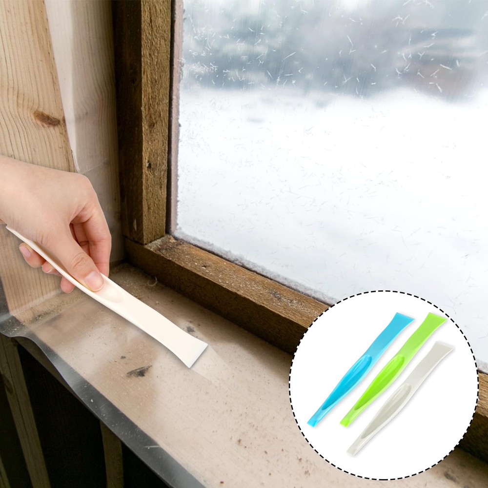 2 in 1 Plastic Scraper Tool,Multi-purpose No-Scratch Scraping Tools Small Scr...