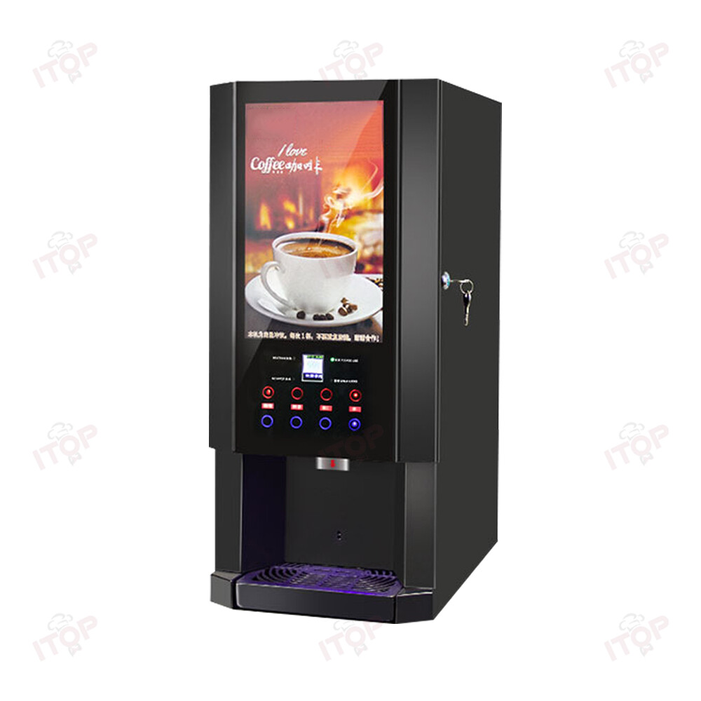 110V/220V Commercial Coffee Machine Multi-Function Hot Cold Instant Coffee Maker