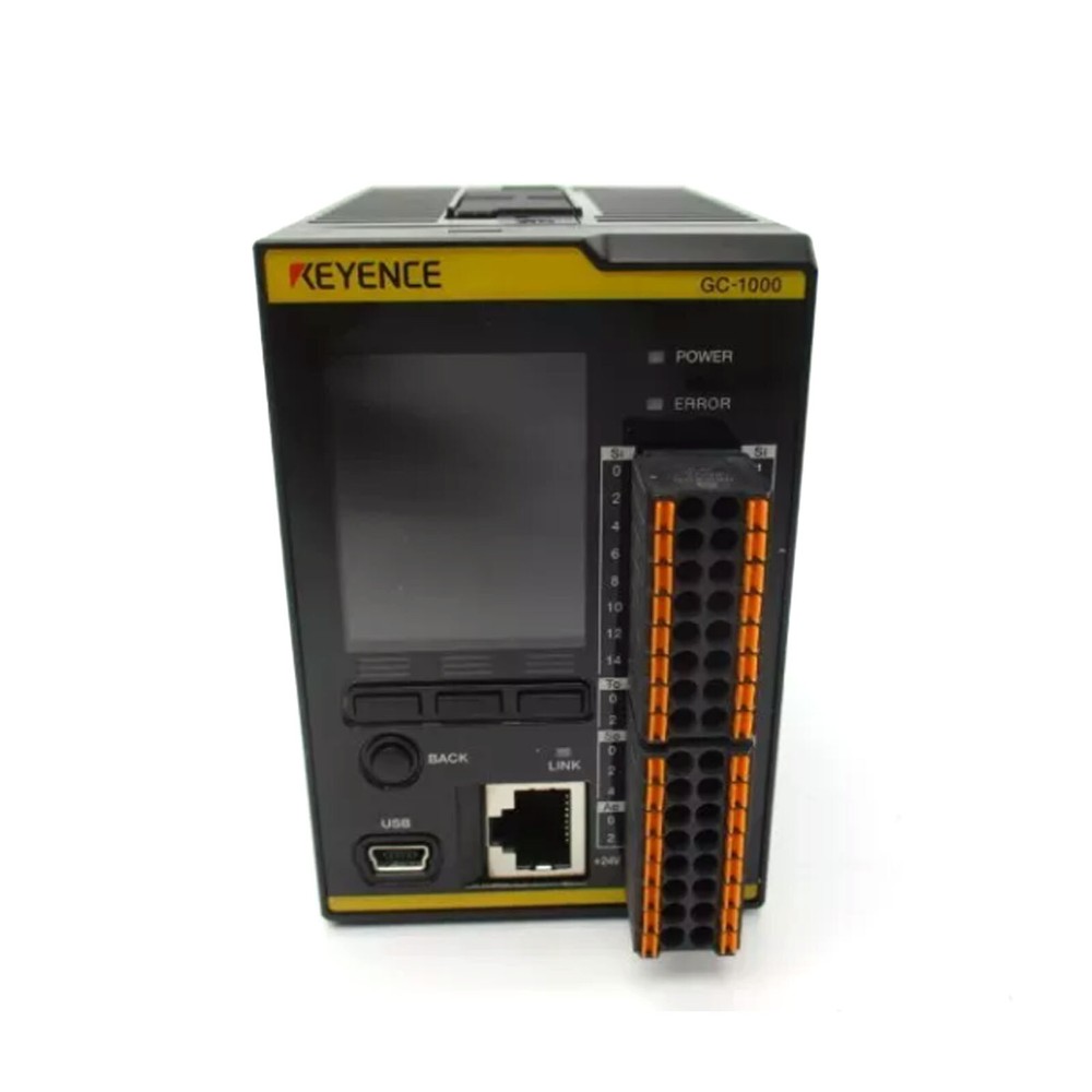 Keyence GC-1000 Industrial Safety Controller Ethernet LCD