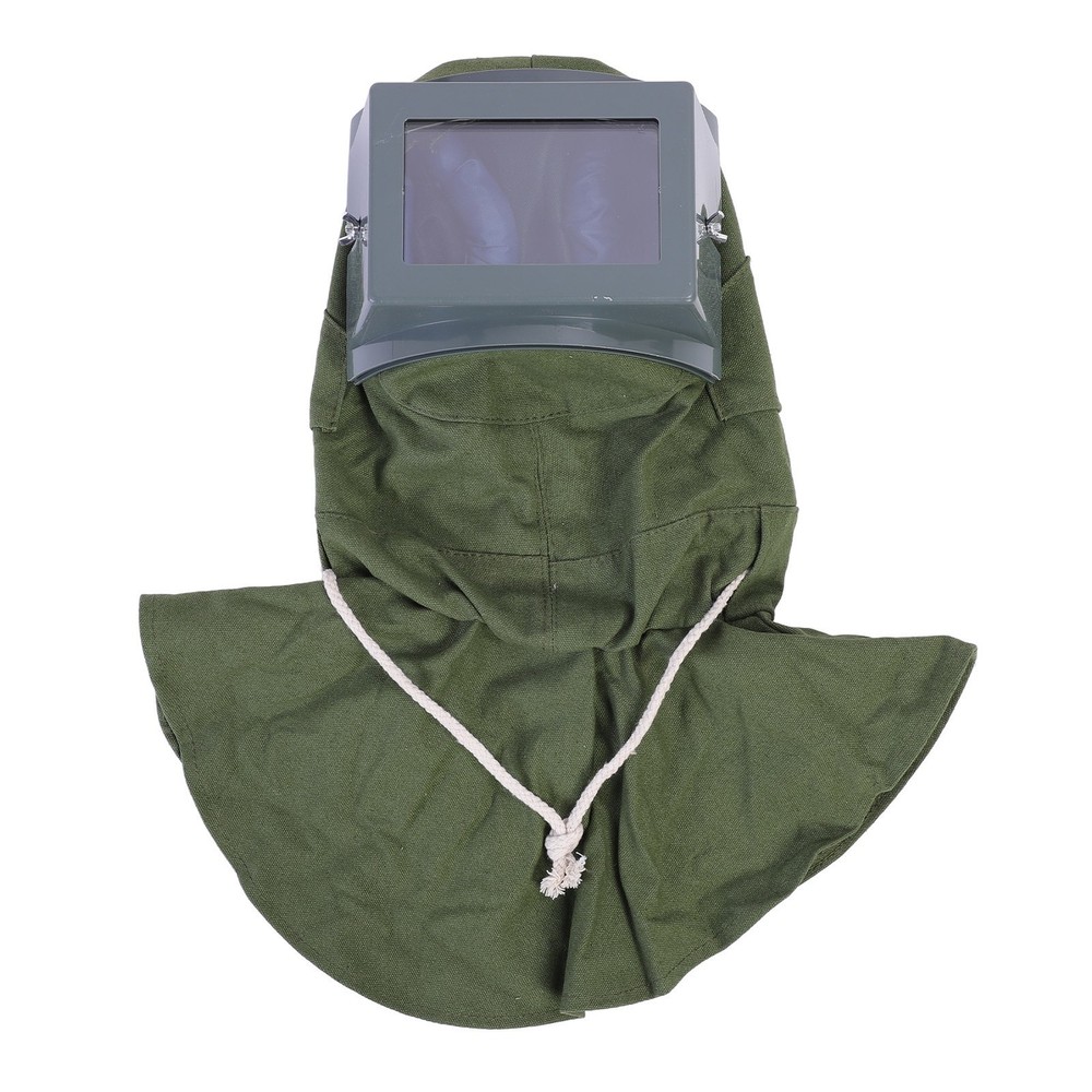 Sand Blasting Hood Cap Dust Prevention Windproof Sandblasting Shawl Cap Neck
