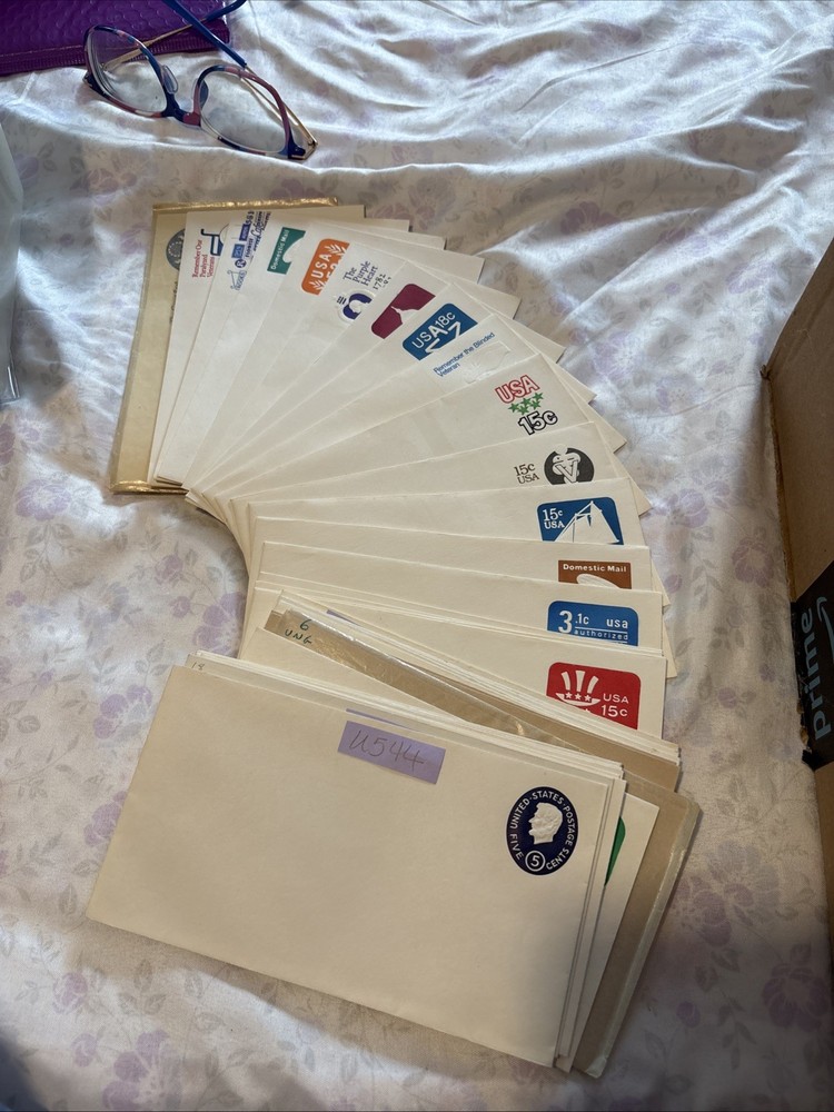 Assorted Postal Envelopes Mostly Unused Some Very Old! See Photos