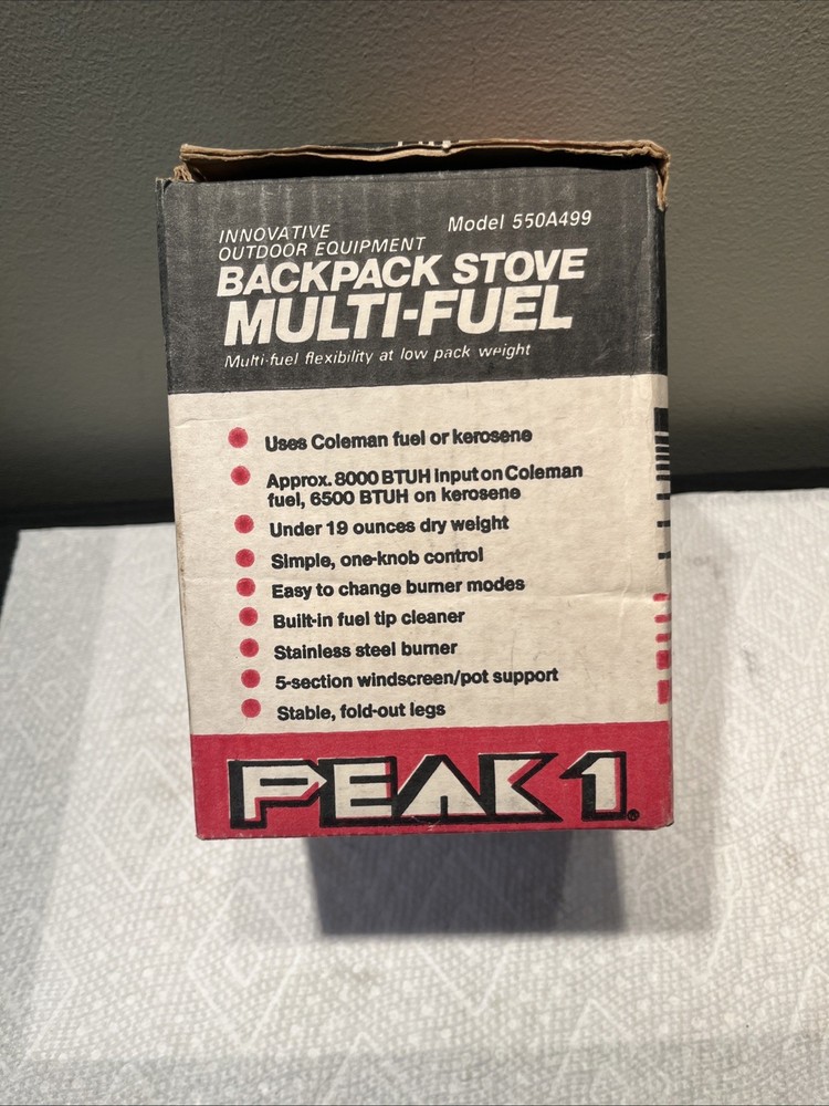 Coleman Peak 1 Model 400 Backpacking Stove