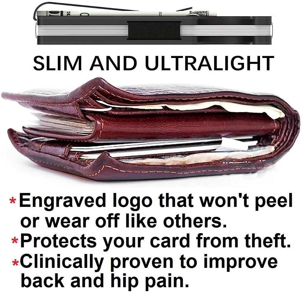 Duke Blue Devils Engraved Titanium Blue RFID Blocking Wallet w Clip D7