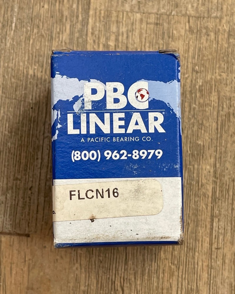 PACIFIC BEARING CO FLCN16 OPEN COMPENSATED LINEAR PLAIN BEARING NEW
