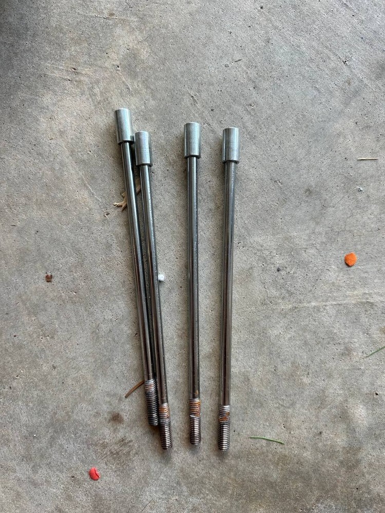 Threaded Support Rods for 110V Pneumatic Punch Press Machine, 440Lb/200KG