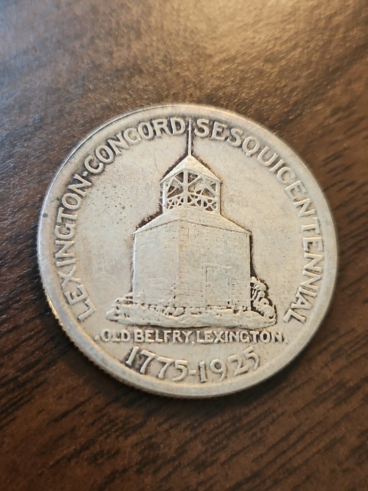 1925 LEXINGTON CONCORD Commemorative Silver Half Dollar