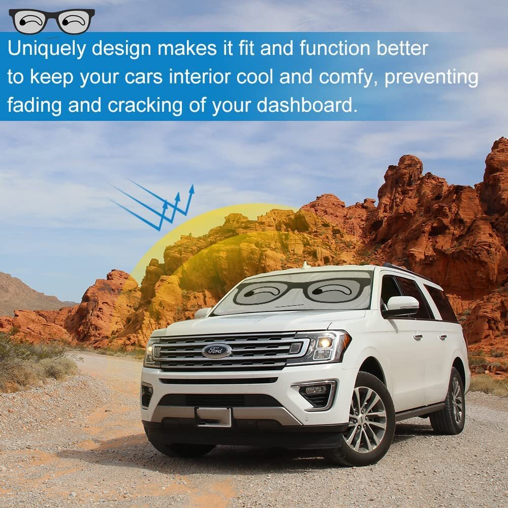 Foldable Car Windshield Sun Shade Visor Auto Front Window UV Block Shield Cover