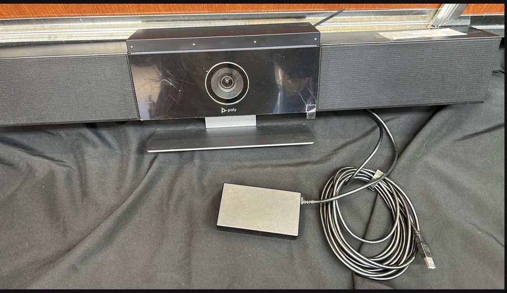 Poly Studio USB Video Bar – 4K Conference Camera & Audio System