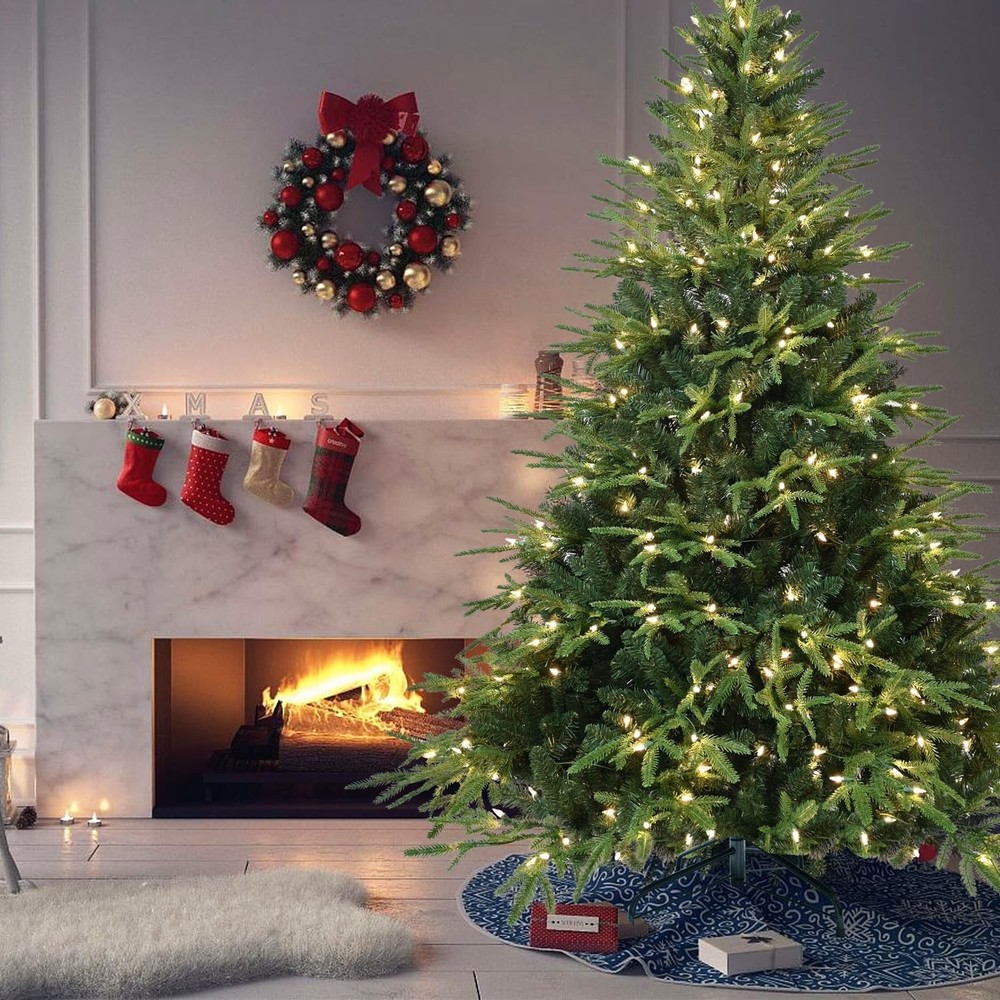 Prelit Artificial Christmas Tree "wizard hat" Design Xmas Tree For Home Office