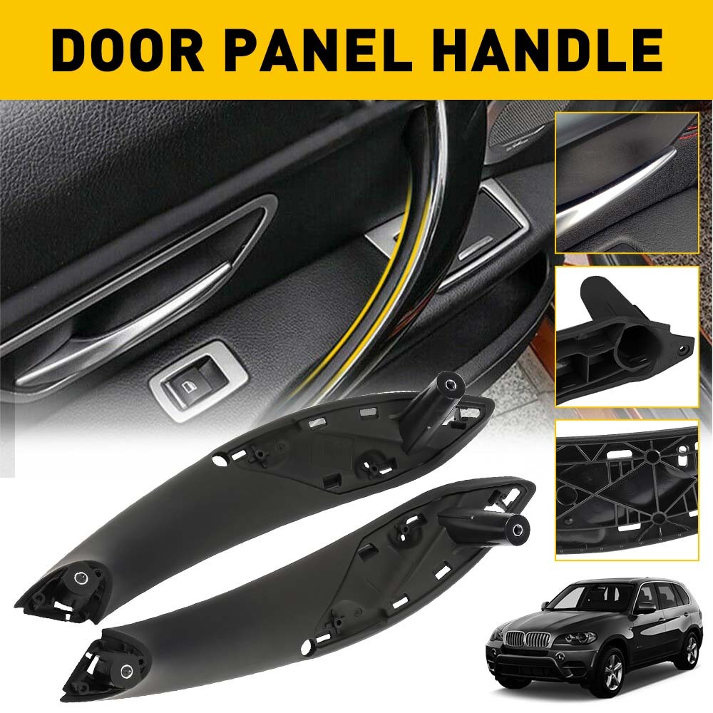 2PCS Front Right and Left Door Handle Pull Armrest For 2014-2016 BMW 335i GT