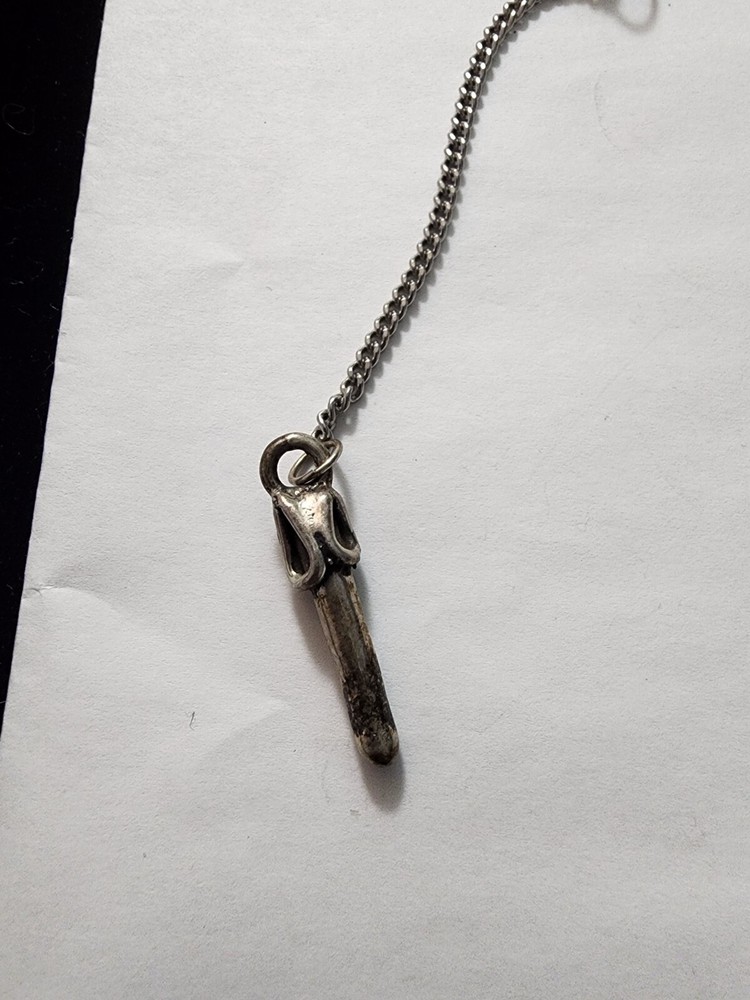 Handmade Sterling Silver Pendulum - Lotus Position (LP1)