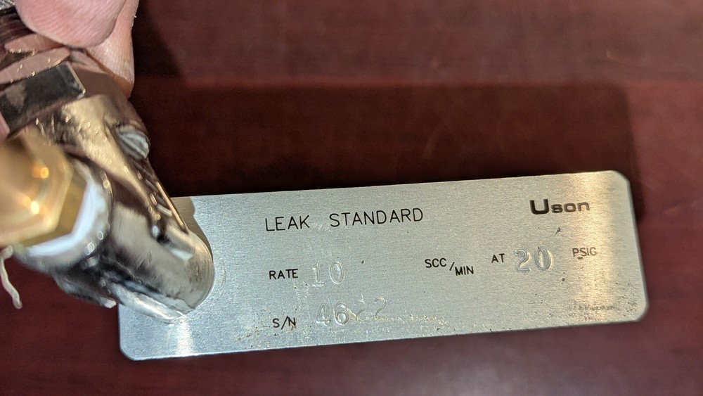 Uson Leak Standard 10 SCCM/Min @20PSIG