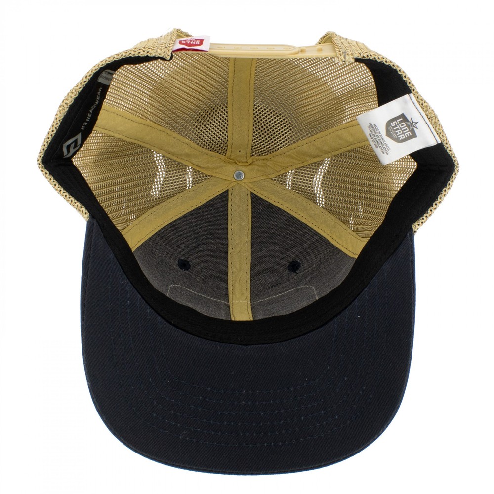 Lone Star Texas Beer Embroidered Twill Patch Adjustable Hat Black