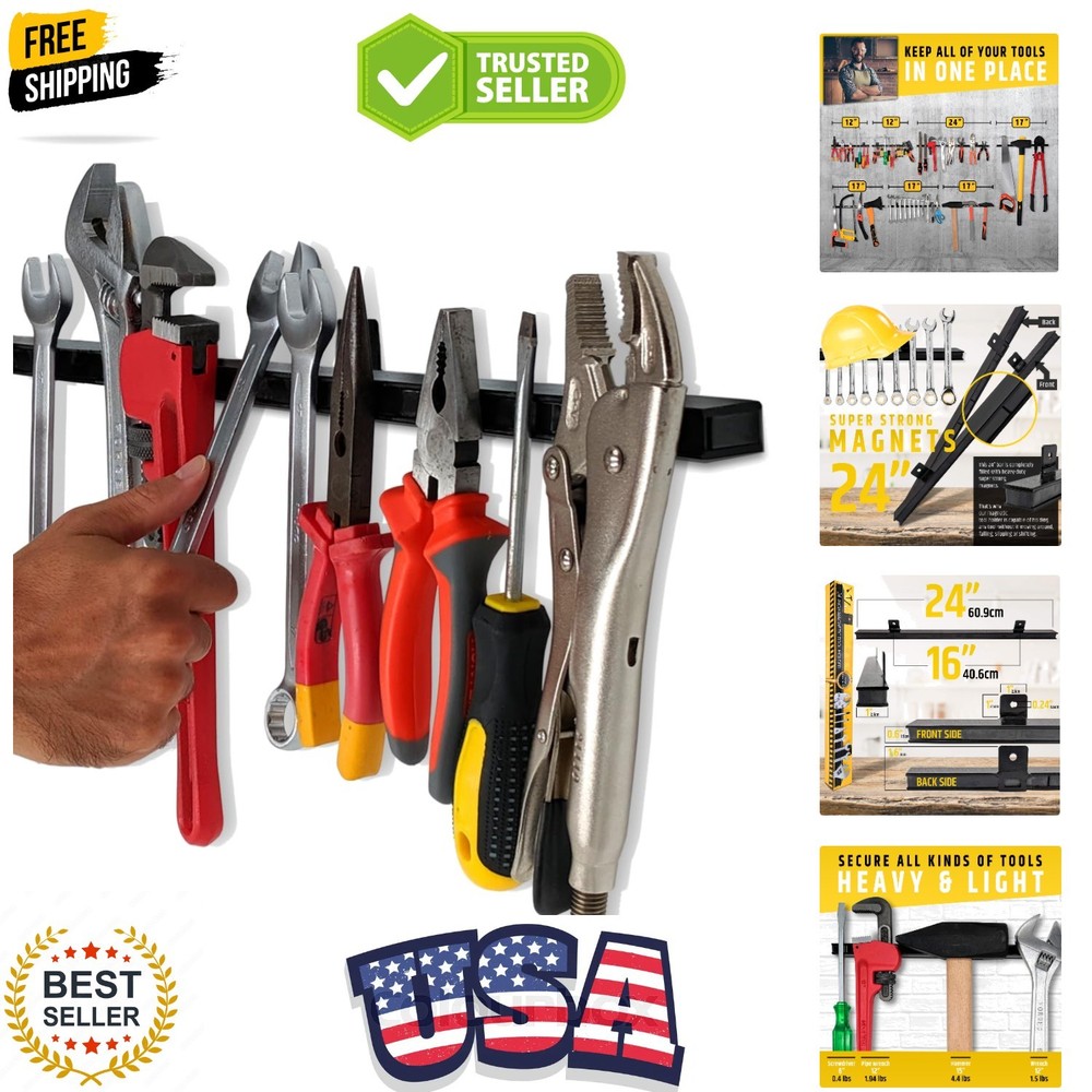 24" Heavy-Duty Magnetic Tool Holder Upgraded Version - Extremely Powerful Mag...