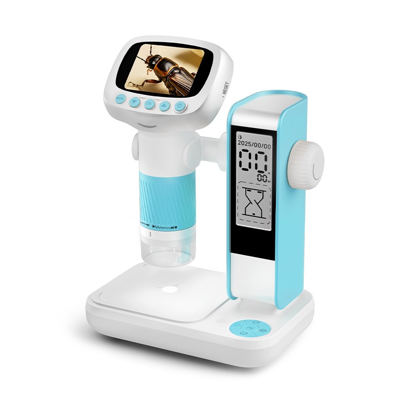 Pocket Microscope for Kids 2.0" Screen, High-Definition Digital Microscope1000X